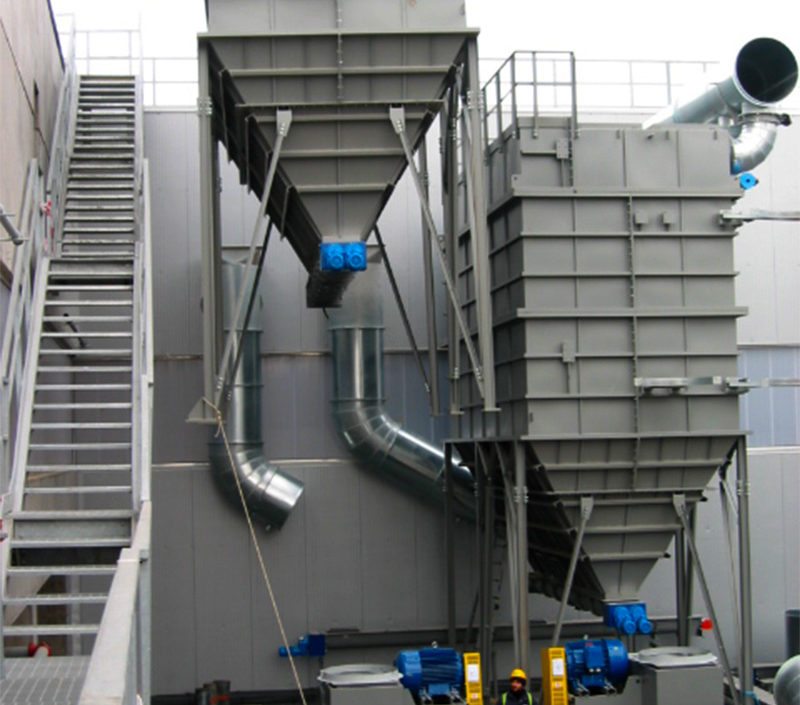 BAG FILTERS FOR EXPLOSIVE DUST – CELL-BASED FILTERS– OVERALL FLOW CAPACITY 200,000 m3/H – UNITED KINGDOM