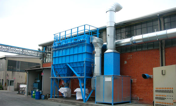 CARTRIDGE FILTER FOR EXPLOSIVE DUST – 30,000 m3/H – SUPPRESSION AND FIRE PREVENTION SYSTEM