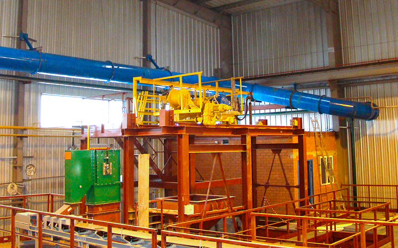 FILTER ON GRIT PRODUCTION LINE FOR SANDBLASTING MACHINES – 18,000 E 30,000 m3/H – RUSSIA