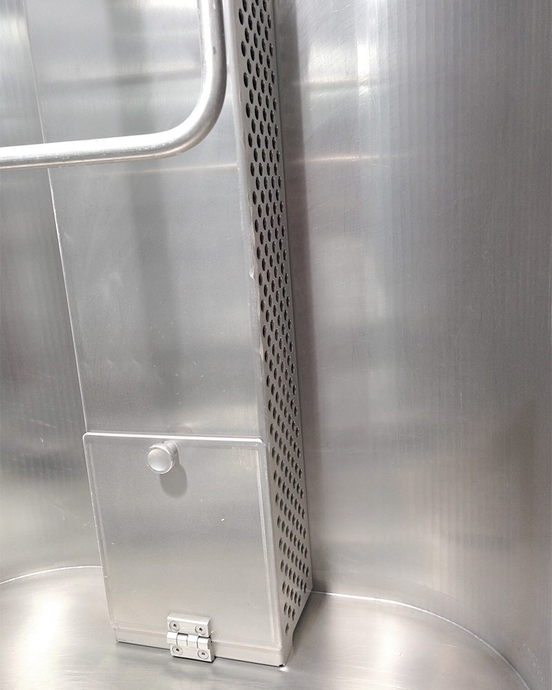 BRUSHED STAINLESS STEEL EXTRACTION BOOTHS