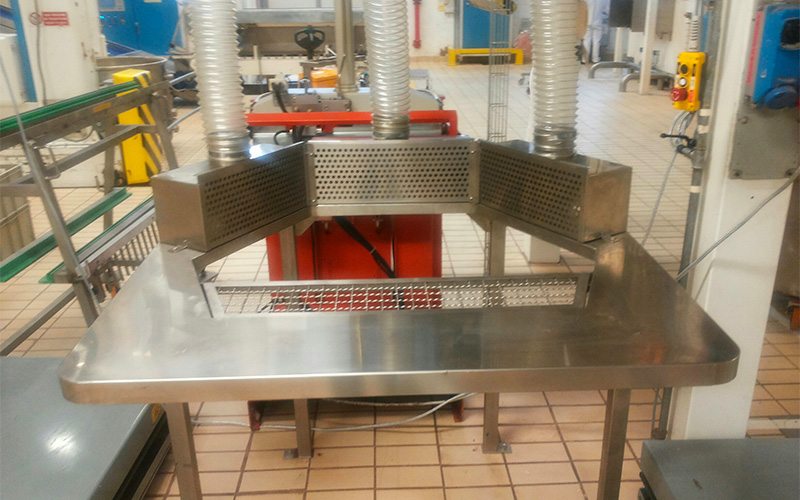 HOTTES INOX POUR INDUSTRIE ALIMENTAIRE