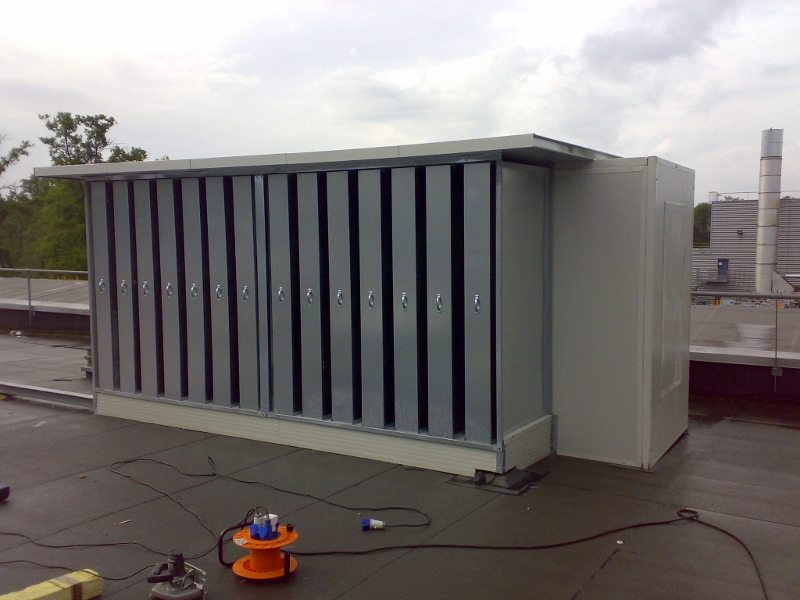 SOUNDPROOFING OF CHILLERS AND CHIMNEYS – FRANCE