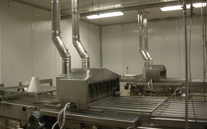 STAINLESS STEEL HOODS FOR THE FOOD INDUSTRY