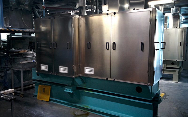 EXTRUDERS SOUNDPROOFING WITH STAINLESS STEEL PANELS