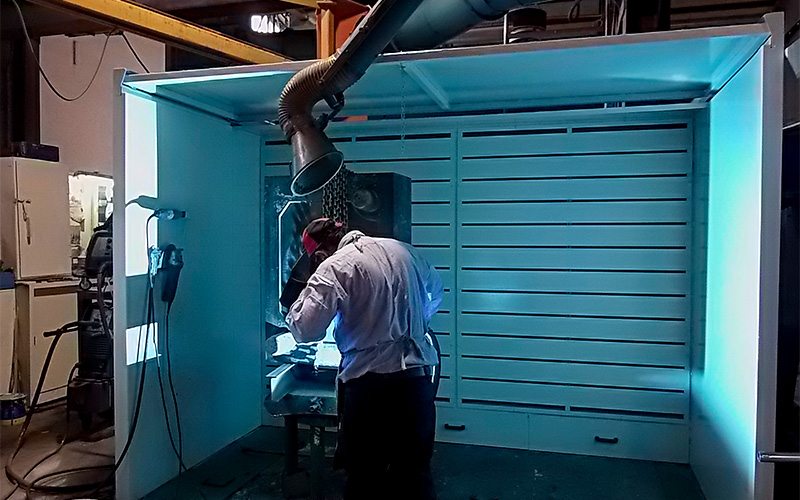 EXTRACTION BOOTH FOR WELDING AND GRINDING