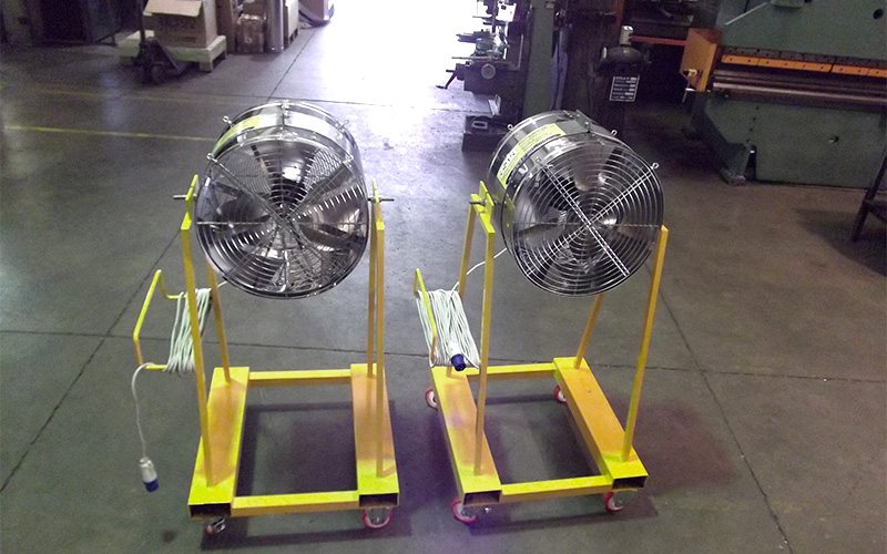WHEELED AXIAL FANS
